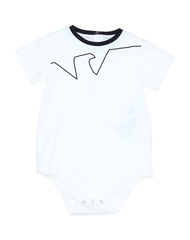 EMPORIO ARMANI Baby bodysuit White 96% Cotton, 4% Elastane