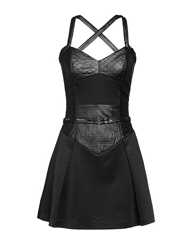 KORALLINE Short dress Black 90% Polyester, 10% Elastane