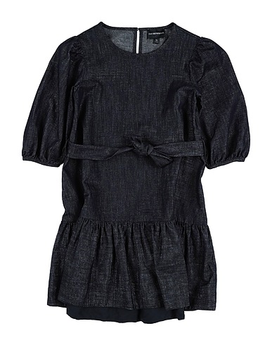 EMPORIO ARMANI Vestito Blu 66% Cotone, 28% Viscosa, 4% Fibra di metallo, 2% Poliammide