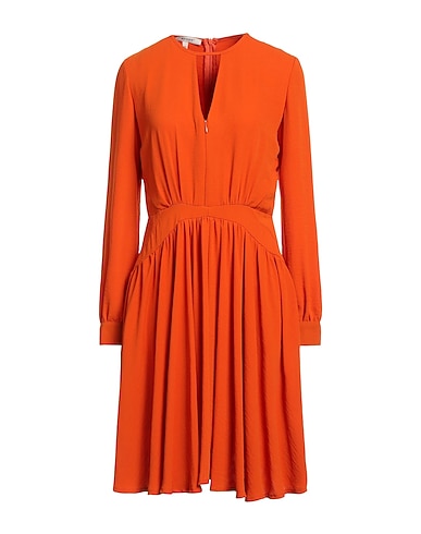 KORALLINE Short dress Rust 65% Polyester, 35% Nylon