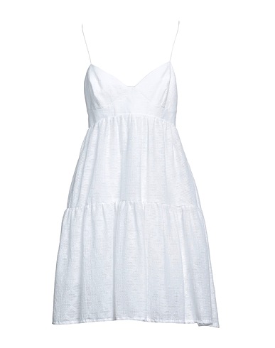 BOHELLE Vestito corto Bianco 75% Cotone, 25% Poliammide