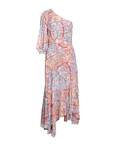 VERONICA BEARD Vestido con un solo hombro Beige 100% Seda