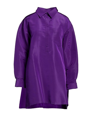 VALENTINO GARAVANI Shirt dress Purple 100% Silk