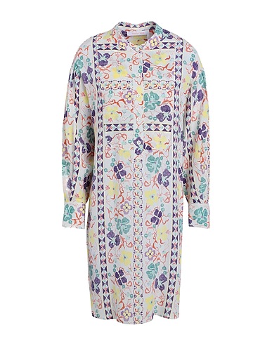SEE BY CHLOÉ Shirt dress White 55% Viscose, 35% Linen, 10% Cotton