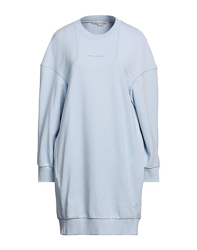 STELLA McCARTNEY Short dress Sky blue 100% Cotton, Elastane