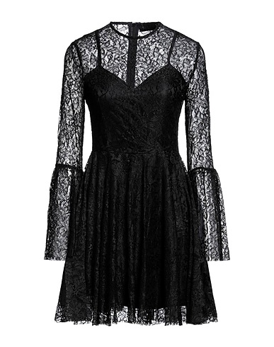 GAëLLE Paris Short dress Black 70% Viscose, 30% Polyamide