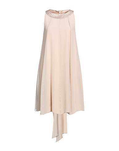 ANTONELLI Vestito corto Beige 100% Seta