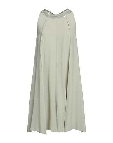 ANTONELLI Short dress Sage green 100% Silk