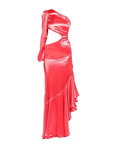 BOHEMIAN Vĺ Vestito lungo Rosso 100% Poliestere