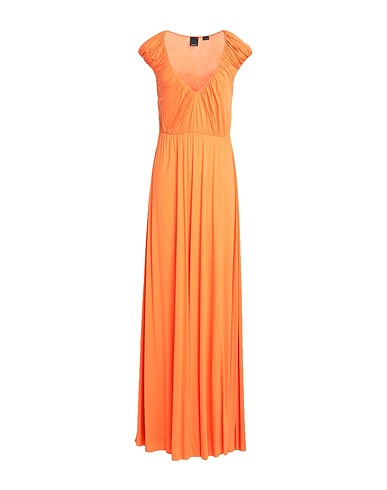 PINKO Long dress Orange 100% Viscose