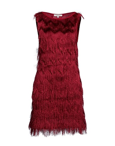 KORALLINE Kurzes Kleid Ziegelrot 100% Polyester