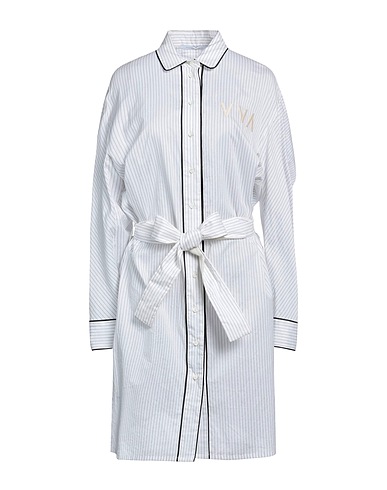 VICTOR VICTORIA Midi dress White 82% Paper, 18% Silk