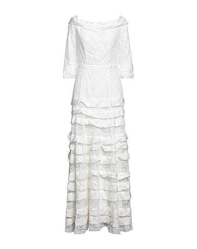 BLUMARINE Long dress White Textile fibers