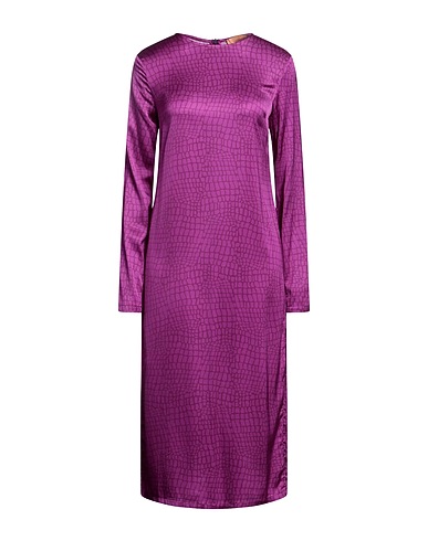 THE ANDAMANE Midi dress Mauve 97% Viscose, 3% Elastane