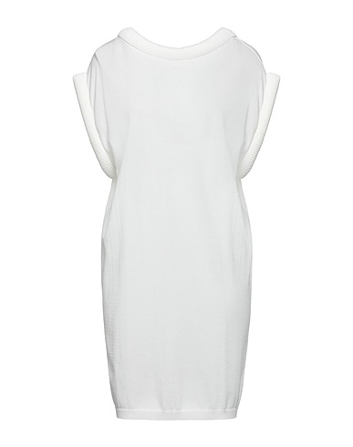 FEDERICA TOSI Short dress White 65% Viscose, 35% Polyamide