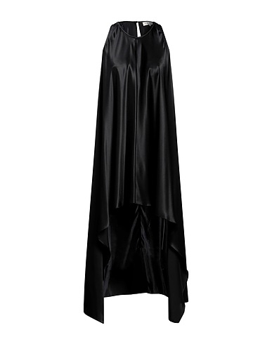 ANTONELLI Kurzes Kleid Schwarz 55% Acetat, 45% Seide