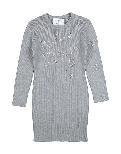 PHILIPP PLEIN Dress Light grey 70% Viscose, 30% Polyester
