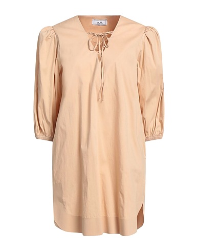 JIJIL Short dress Beige 79% Cotton, 18% Polyamide, 3% Elastane