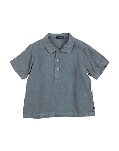 IL GUFO Polo Grigio 100% Lino