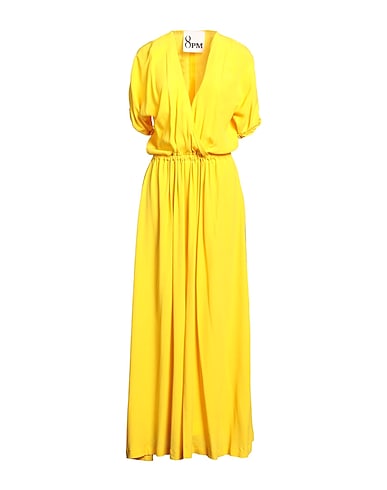 8PM Long dress Yellow 69% Acetate, 31% Silk