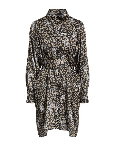 GAëLLE Paris Shirt dress Black 100% Polyester