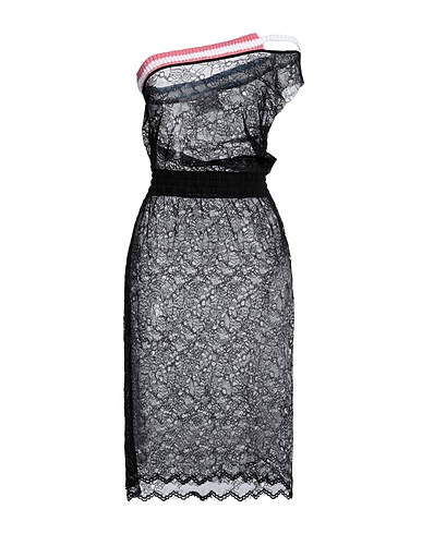 BRAND UNIQUE Midi dress Black 100% Polyamide