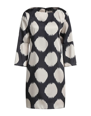 BIANCOGHIACCIO Short dress Black 100% Polyester