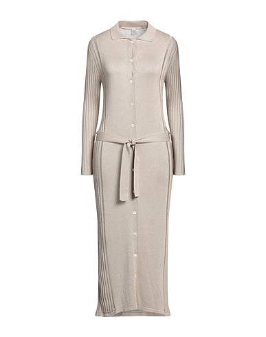 ELEVENTY Midi dress Beige 89% Viscose, 11% Polyester