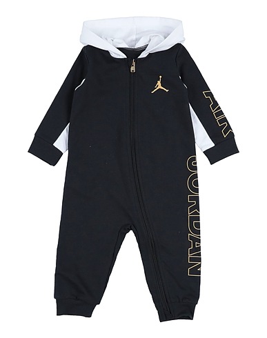 JORDAN Romper HOLIDAY SHINE HOODED COVERALL
 Black 60% Cotton, 40% Polyester