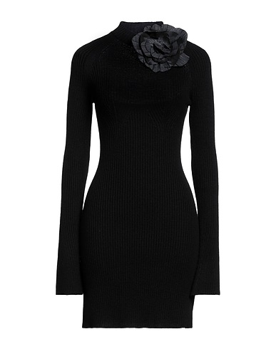 BLUMARINE Short dress Black 100% Wool