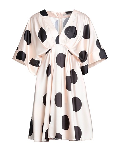 BIANCOGHIACCIO Short dress Apricot 100% Polyester