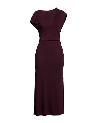 IRO Midi dress Burgundy 96% Viscose, 4% Elastane