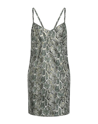 THE ANDAMANE Short dress Green 60% Polyurethane, 40% Polyester