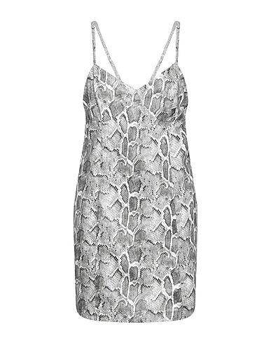THE ANDAMANE Vestito corto Grigio 60% Poliuretano, 40% Poliestere