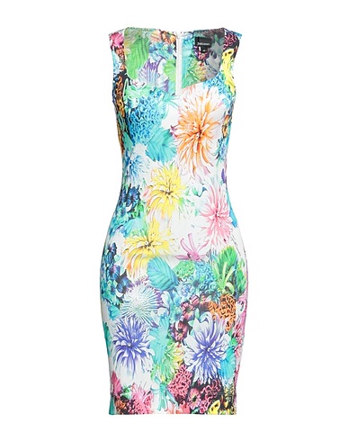 JUST CAVALLI Short dress White 100% Viscose