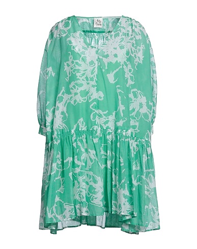 ATTIC AND BARN Short dress Light green 72% Cotton, 28% Silk