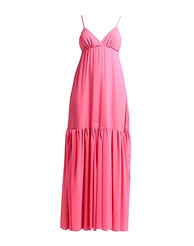 MDM MADEMOISELLE DU MONDE Vestito lungo Fucsia 100% Poliestere