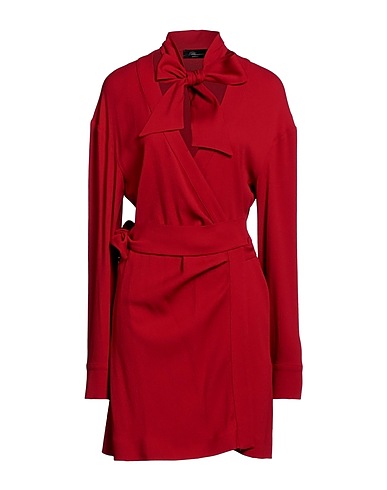 BLUMARINE Shirt dress Red 54% Acetate, 45% Viscose, 1% Elastane