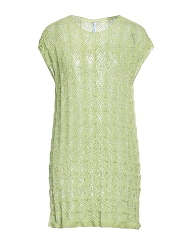 BELLWOOD Short dress Lime green 100% Polyester