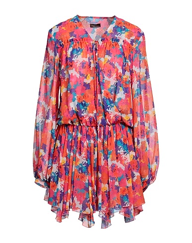 OLLA PARÉG Short dress Orange 100% Polyester
