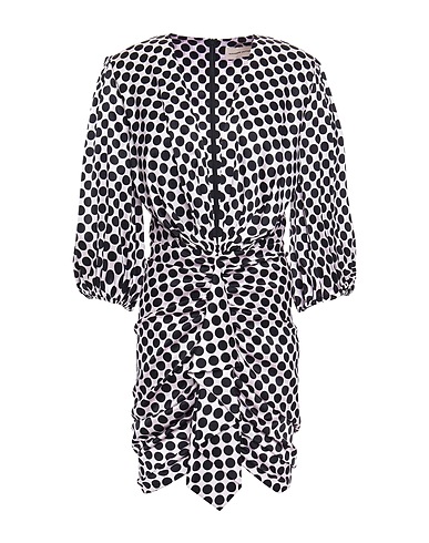 ALEXANDRE VAUTHIER Short dress Black 93% Silk, 7% Elastane