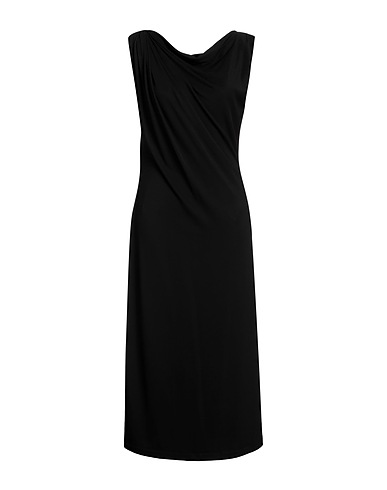 ALBERTA FERRETTI Vestito midi Nero 92% Viscosa, 8% Elastan