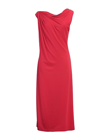 ALBERTA FERRETTI Midi dress Red 92% Viscose, 8% Elastane
