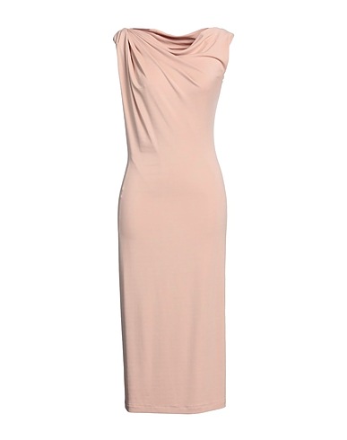 ALBERTA FERRETTI Vestito midi Cipria 92% Viscosa, 8% Elastan