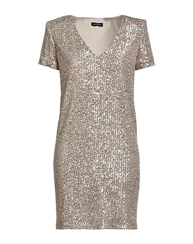 DIANE KRÜGER Vestito corto Beige 97% Poliestere, 3% Elastan