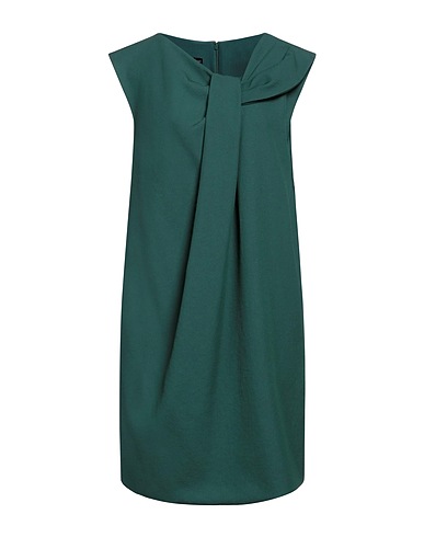 EMPORIO ARMANI Short dress Emerald green 52% Polyester, 48% Viscose