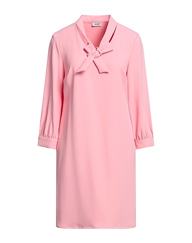 LIU •JO Short dress Pink 98% Cotton, 2% Elastane