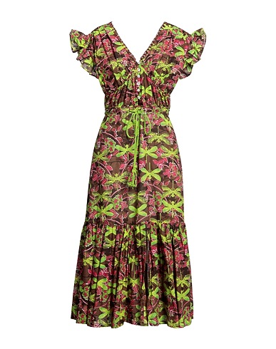 CONNOR & BLAKE Midi dress Lime green 100% Cotton