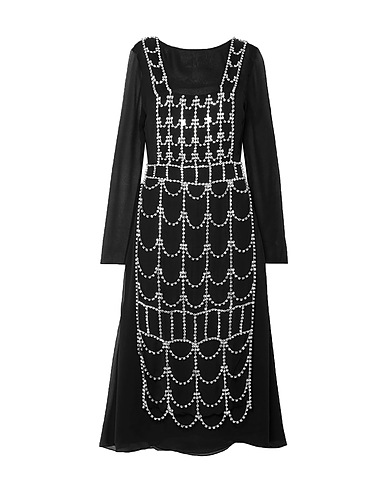 AREA Midi dress Black 100% Viscose