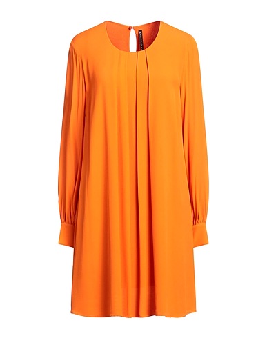 MANILA GRACE Short dress Orange 100% Viscose